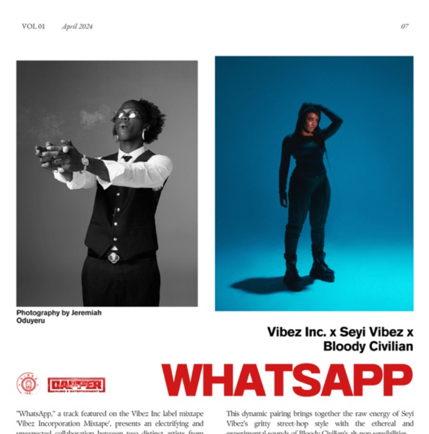 Seyi Vibez – WhatsApp ft Bloody Civilian